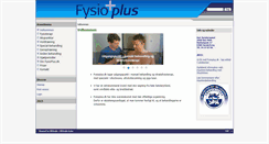 Desktop Screenshot of fysioplus.dk