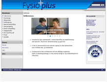 Tablet Screenshot of fysioplus.dk